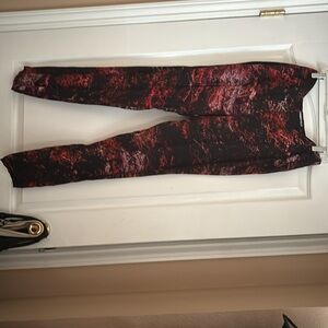 Vintage size 6 Helmut  lang pants red, pink, and black color only worn once